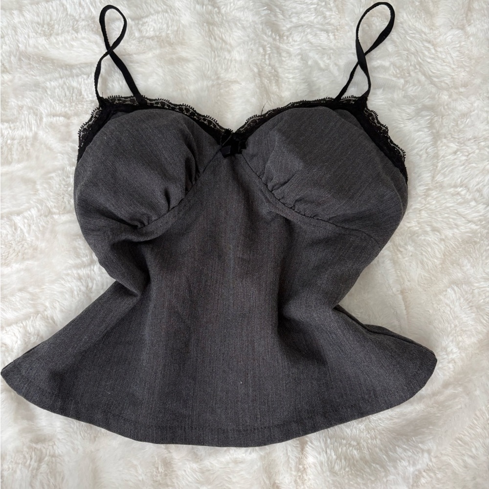 No Boundaries Black Bustier Top